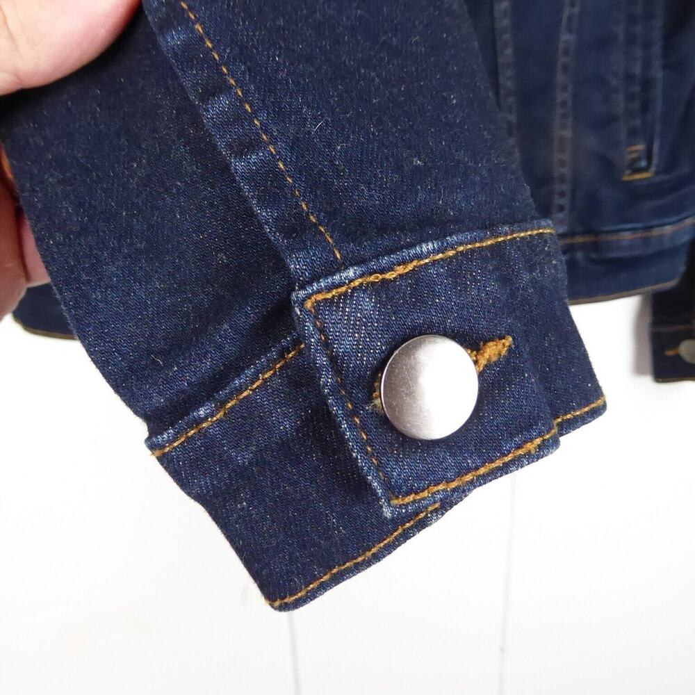FRAME Denim Jean Jacket Mens SZ XS Trucker Heritage Classic Americana Western - Picture 3 of 16